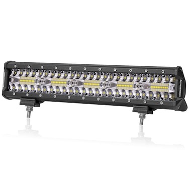 OFFROADTOWN 15 Inch 300W LED Light Bar, White, Aluminum, IP68 Waterproof, Suitable for Off-Road Vehicles, UTVs, ATVs, Trucks, Boats