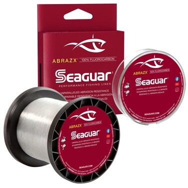 Seaguar AbrazX Freshwater Abrasion Resistant Fluorocarbon Fishing Line for Docks, Rocks, Weeds, &amp; Logs - Multiple Sizes