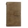 ai-natebok Travel Journal Notebook Vintage Retro Handmade Leather Lined Journal Refillable Note Book for Taking Notes, 4.72 X 7.87inch (White Coffee)