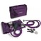 Lumiscope Professional Blood Pressure Kit - Stethoscope, Manual BP Cuff, Sphygmomanometer - Grape