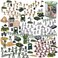 BLUE PANDA 300 Piece Military Toys Plastic Army Men with Tanks, Planes, Flags and Accessories for Boys