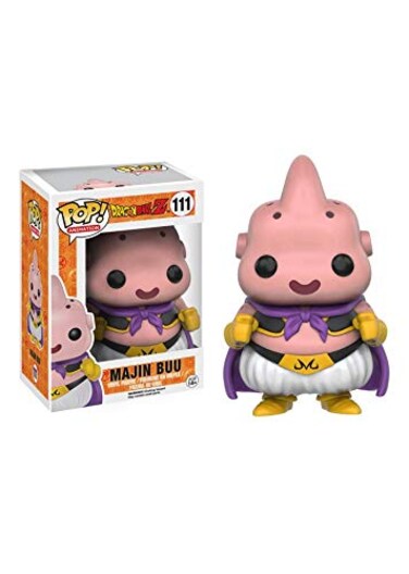 Funko Pop! Anime: Dragon Ball Z - Majin Buu Vinyl Figure (Bundled with Pop Box Protector CASE)