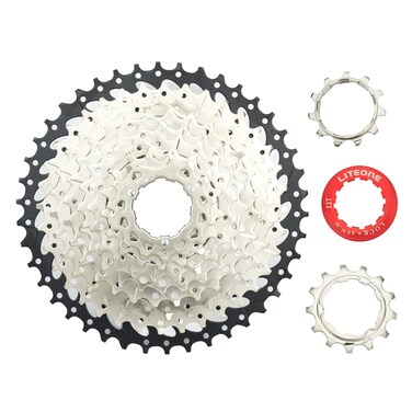 10 Speed Cassette 11-42T MTB Cassette 10 Speed Fit for Mountain Bike, Road Bicycle, MTB, BMX, SRAM, Shimano