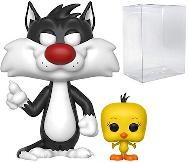 Funko Pop! Animation: Looney Tunes - Sylvester and Tweety Vinyl Figure (Bundled with Pop Box Protector CASE)