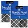 Nordic Pure 20x20x4 (19_1/2 x 19_1/2 x 3_5/8) Pleated Air Filter MERV 12 Plus Carbon 2 Pack