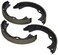 BOSCH BS941 Blue Parking Brake Shoe Set - Compatible With Select Dodge Nitro; Jeep Liberty, Wrangler