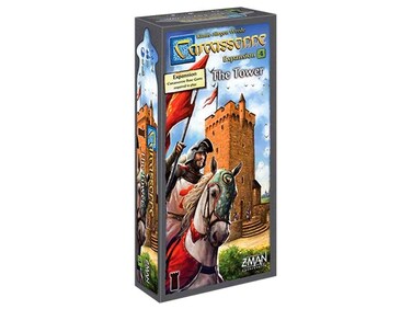 Z-Man Games, Carcassonne The Tower: Carcassonne, Board Game Expansion 4, Ages 7 and up, 2-6 Players, 45 Minutes Playing Time