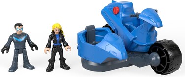 Fisher-Price Imaginext DC Super Friends, Nightwing &amp; Transforming Cycle