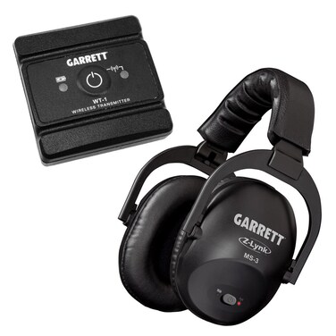 Garrett MS-3 Z-Lynk Wireless Headphones KIT Metal Detectors