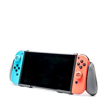 RDS Industries Nintendo Switch Grip Stand - for Enhanced Game Play , Perfect View Stand , Stores 3 Games , Comes with a Value Pack - Nintendo Switch