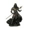 Veronese Design 8" Tall Poseidon Ruler of The Sea Holding Trident Standing On Wave Cold Cast Resin Statue Antique Bronze Finish Sculpture