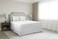 Premium Full Size Bedskirt 800TC 100% Egyptian Cotton White Bed Skirt Full Size 12" Drop Length, Tailored Fit, Elegant Pleated Style - White