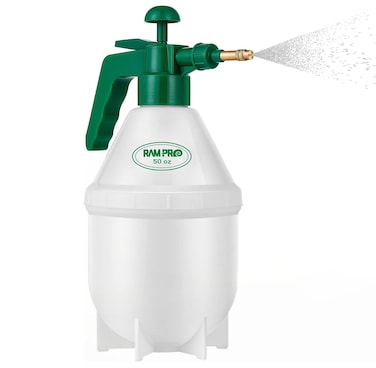 Garden Sprayer, 0.4 Gallon Pump Sprayer, 1.5L Weed Sprayer, 50 Oz Water Sprayer Pump Spray Bottle For Lawn Sprayer, Plant Mister, Safety Valve &amp; Adjustable Brass Nozzle Pressure Hand Sprayer By RamPro