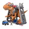 Fisher-Price Imaginext Jurassic World Dinosaur Toy, T. rex with Lights &amp; Owen Grady Figure, Preschool Kids Ages 3+ Years (Amazon Exclusive)
