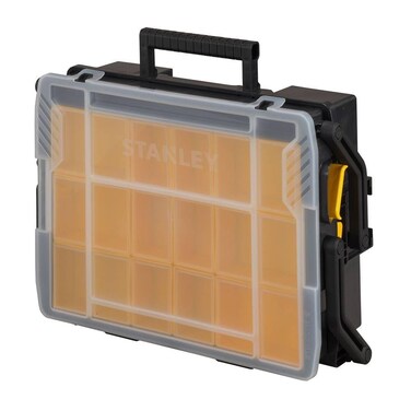 Stanley STST1-75540 Organizer "Sort master Multi-Level", Black/Transparent
