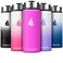 HYDRO CELL Stainless Steel Insulated Water Bottle with Straw - For Cold &amp; Hot Drinks - Metal Vacuum Flask with Screw Cap and Modern Leakproof Sport Thermos for Kids &amp; Adults (Fuchsia 18oz)