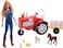 Barbie Doll with Tractor, Wagon and 5 Animals