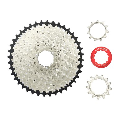 10 Speed Cassette 11-40T MTB Cassette 10 Speed Fit for Mountain Bike, Road Bicycle, MTB, BMX, SRAM, Shimano