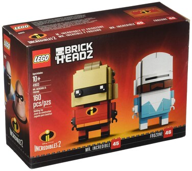 LEGO BrickHeadz Mr. Incredible &amp; Frozone Building Kit 41613 160 Pieces