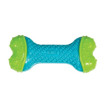 KONG CoreStrength Bone - Dog Dental Chew Toy - Durable, Multi-Layered Dog Toy for Enrichment Play &amp; Dental Care - with Textured Body for Teeth Cleaning - for Medium/Large Dogs