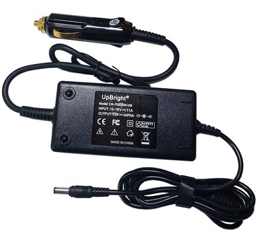 UpBright Car 19V DC Adapter Compatible with Inogen One G2 G3 G4 G5 IO-100 IO-200 IO 300 400 BA-106 BA-207 BA-301 BA-303 BA-403 BA-503 MDP150-19-ING Mango100-19B XPO2 XPO100 XPO140 Oxygen Concentrator