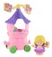 Fisher-Price Little People Disney Princess, Parade Rapunzel &amp; Pascal's Float