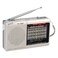 Supersonic SC-1080BT 9-Band Radio with Bluetooth, Portable Small Multi Band Radio Stereo, USB and Micro SD Input, Torch Light, and Rechargeable Battery