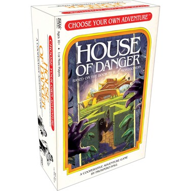 Choose Your Own Adventure House of Danger Board/ Strategy Game   Cooperative Adventure Game for Adults and Kids   Ages 10+   1+ Players   Average Playtime 1+ Hours   Made by Z-Man Games