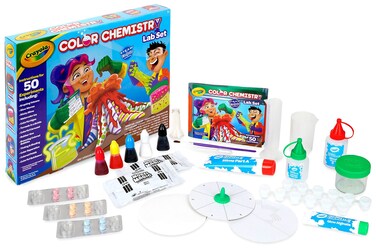 Crayola Color Chemistry Set (50 Experiments), Science Kit For Kids, STEM Toy for Kids, Gift for Boys &amp; Girls, Ages 7, 8, 9