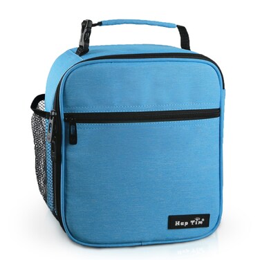Hap Tim Insulated Lunch Bag for Men Women,Reusable Lunch Box, Spacious Lunchbox Adult, Blue (18654-BL)