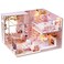 Spilay Dollhouse Miniature with Furniture,DIY Dollhouse Kit with Dust Proof and Music Movement,1:24 Scale Creative Room Gift Idea for Adult Friend Lover(L022)