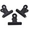 Coideal Black Bulldog Paper Clips 2 Inch, 20 Pack Large Metal Hinge Clips Binder Bull Clip Clamps for Food Bags, Pictures Photos, Art Crafts, Office Supply (50mm)