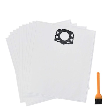 EZ SPARES Replacement for Karcher2.863-006.0 Spare Parts of Vacuum Cleaner Clean Fairy Karcher Fleece Filter Bags, WD4, WD5, WD5/P Wet &amp; Dry Vacuums MV4,MV5,MV6(12pcs)