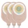 Carbou 15PCS One-Piece Urostomy Bag Drainable Pouches with Measure Card,Cutting Tool for Colostomy Ileostomy Stoma Care, Cut-to-Fit