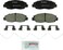 BOSCH BC1578 QuietCast Premium Ceramic Disc Brake Pad Set - Compatible with Select Honda Civic; FRONT