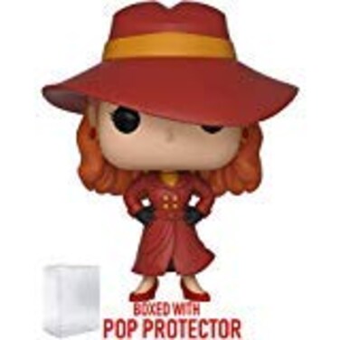 Funko Pop! Animation: Where in The World is Carmen Sandiego? - Carmen Sandiego Vinyl Figure (Bundled with Pop Box Protector Case)