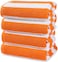 Utopia Towels 4 Pack Cabana Stripe Beach Towel, 30 by 60 Inches, Oversized 100% Ring Spun Cotton Pool Towels, Highly Absorbent Quick Dry Bath Towels for Bathroom, and Swim, Orange