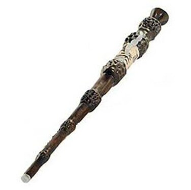 Harry Potter, Albus Dumbledore's Wizard Training Wand - 11 SPELLS To Cast! Official Toy Wand with Lights &amp; Sounds &ndash; Wand &amp; Lord Voldemort Wand Also Available