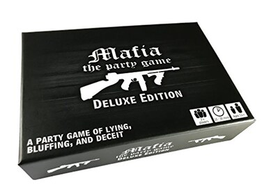Apostrophe Games Mafia The Party Game Deluxe Edition &ndash; A Game of Lying, Bluffing and Deceit&ndash; Card Game, Adults and Teens &ndash; Board Game