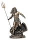 Veronese Design 7 7/8 Inch Greek God Poseidon Standing Over Crashing Waves Cold Cast Resin Statue Bronze Finish