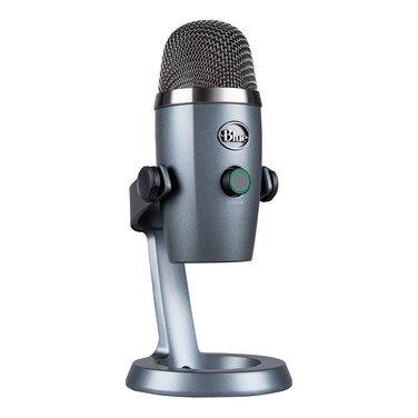 Logitech for Creators Blue Yeti Nano USB Microphone for Gaming, Streaming, Podcasting,Twitch, YouTube, Discord, Recording for PC and Mac, Plug &amp; Play - Shadow Grey