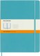 Moleskine Classic Notebook, Hard Cover, XL (7.5" x 9.5") Ruled/Lined, Reef Blue, 192 Pages