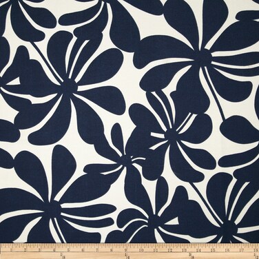 Premier Prints Indoor/Outdoor Twirly Deep Blue, Fabric by the Yard