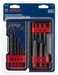 BOSCH BSPE6D 12-Piece Assorted Set Spiral Flute High-Carbon Steel Screw Extractor &amp; Black Oxide Drill Bits Ideal for Removing Stripped Screws, Bolts, Fasteners