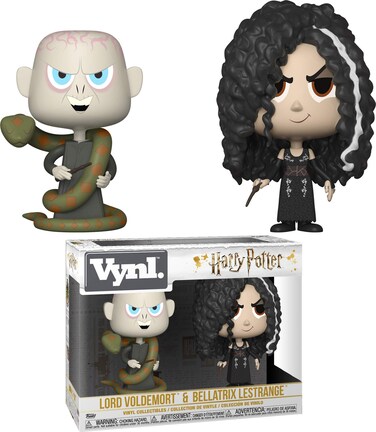 Funko Vynl: Harry Potter - Bellatrix &amp; Voldemort 2Pack Collectible Figure, Multicolor