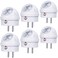 Emotionlite Plug-in Night Lights, Warm White LED Nightlight, 360&deg; Rotation, Dusk to Dawn Sensor, Kids, Adult, Bedroom, Hallway, Bathroom,Kitchen, Stairways, Corridor, 6 Pack