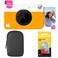 KODAK Printomatic Full-Color Instant Print Camera Starter Bundle + Carrying Case + Zink 20pk Photo Paper - Colorful Photos On 2x3 Sticky-Back Paper - Fun Gift for Birthday Christmas Holiday - Yellow