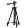 Laser Level Tripod Phone Stand: 51-Inch 130cm Aluminum Lightweight Tripod with 1/4" Screw Mount and Bubble Level for Rotary and Line Lasers Measuring Tools, Carry Bag Included   Matte Black