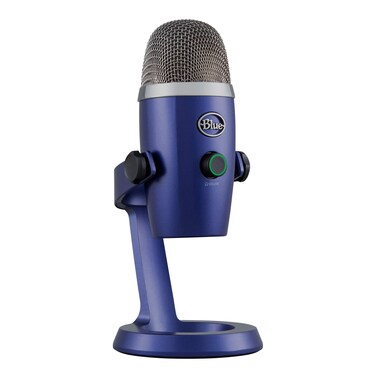 Logitech for Creators Blue Yeti Nano USB Microphone for Gaming, Streaming, Podcasting, Twitch, YouTube, Discord, Recording for PC and Mac, Plug &amp; Play -Vivid Blue