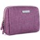 Narwey Small Makeup Bag for Purse Mini Cosmetic Bag Travel Makeup Pouch Zipper Pouch Cute Make up Bags with Compartments for Women (Small, Purple)